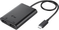 i-tec Dockingstation für Laptop und Tablet mit USB-C, USB4, Thunderbolt 3 und Thunderbolt 4, 2 x HDMI, 4K UHD, Schwarz - Bild 1