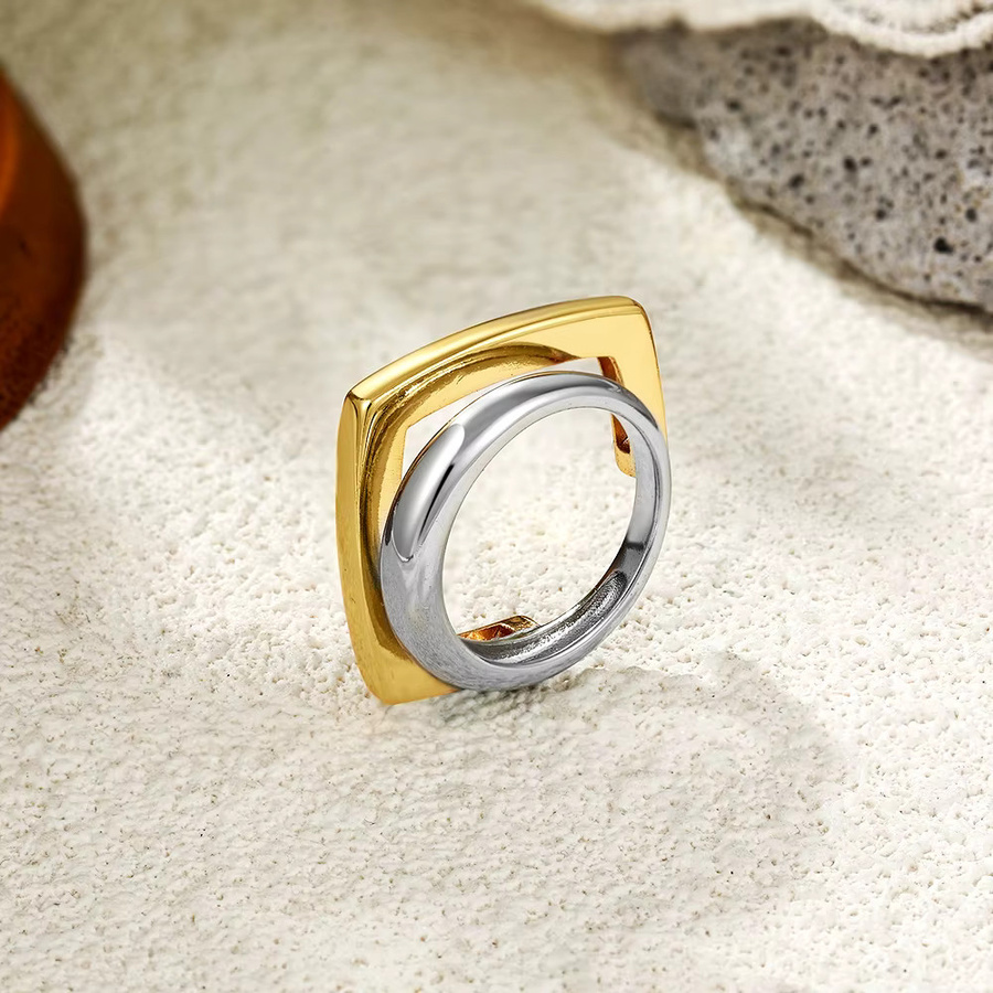 amofa Ring Edelstahl, mehrfarbig, Damen - Bild 3