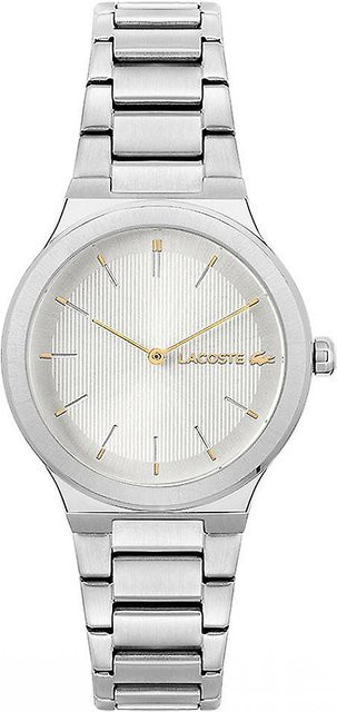 Lacoste Damenuhr, Analoguhr, Quarz, Edelstahl, Silber, 34 mm, 3 ATM - Bild 1