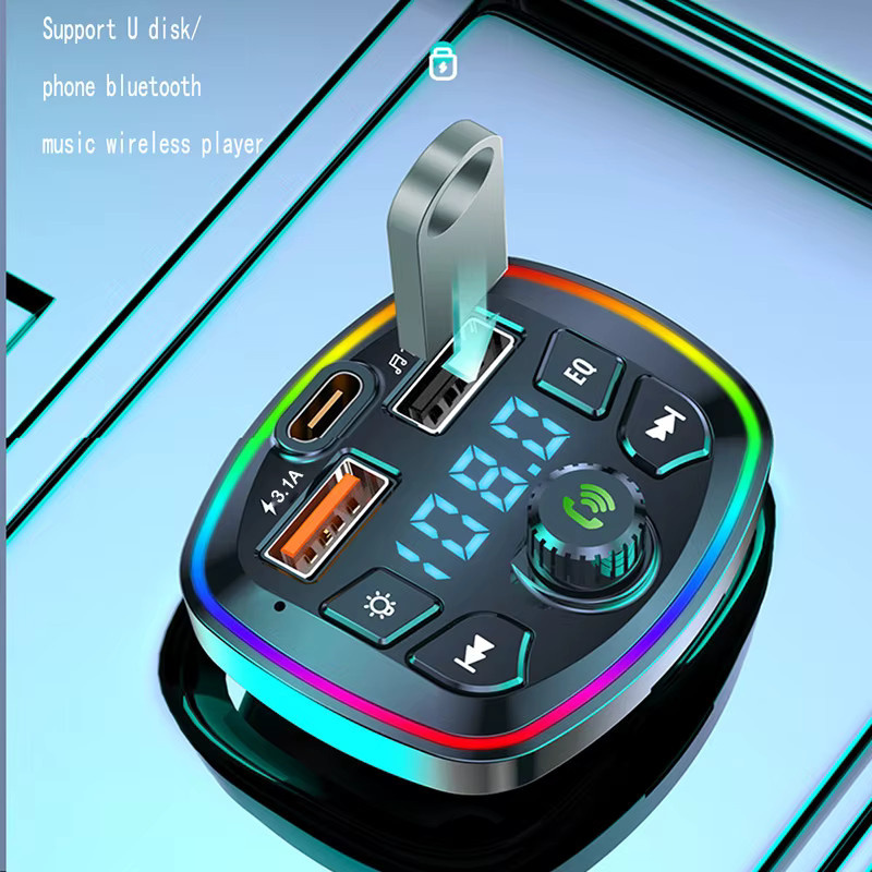 Fireurus Q7 Bluetooth FM-Transmitter mit Dual USB PD 3.1A Schnellladegerät und Freisprecheinrichtung für dein Auto - Bild 6