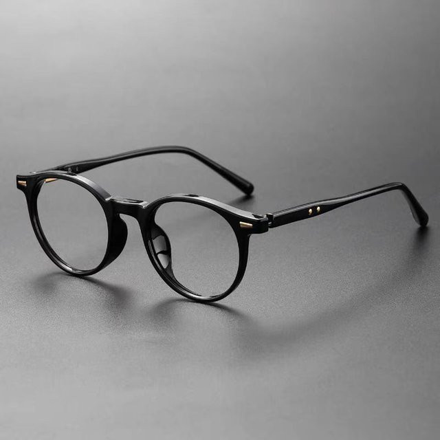 Cs Cojos Korrektionsbrille Panto, Vollrand, Kunststoff, Unisex, black - Bild 1