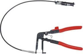 BGS Do it yourself Schlauchklemmen-Zange mit Bowdenzug in Rot, Länge: 630 mm - Bild 1