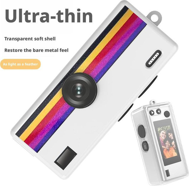 Kodak Charmera Mini 2-in-1 Schutzset mit transparenter TPU-Hülle und gehärtetem Glasbildschirm - Bild 1