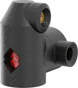 Flamco Luftabscheider Flamcovent Sm. EcoPlus Rp 3/4 mit Entlüfter und Isolierung in Grau - Bild 1