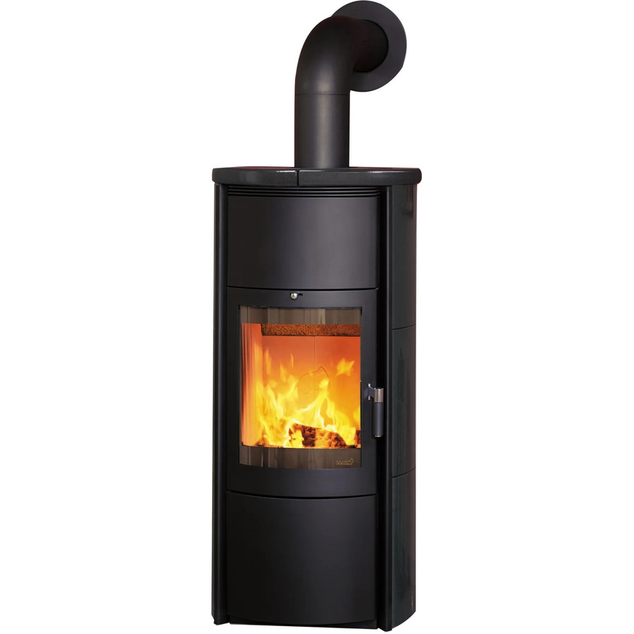 Hark Keno ECOplus Kaminofen mit Kacheln in Meteorschwarz, 5 kW mit Automatik - Bild 2