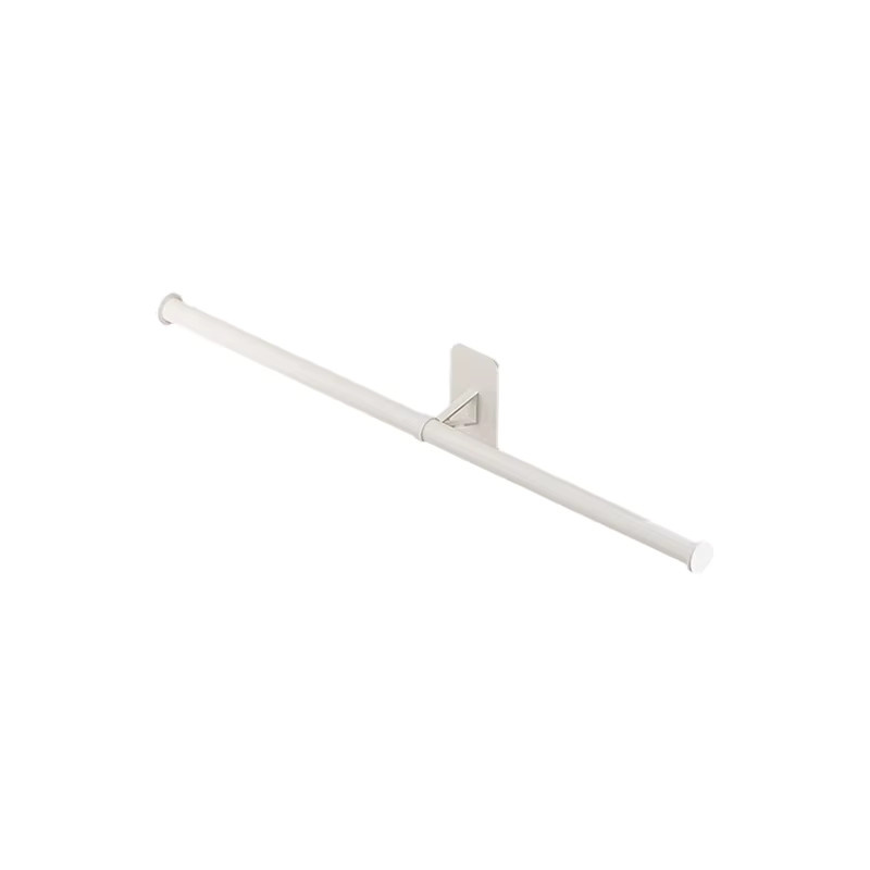 FALANGSHI Handtuchhalter aus Aluminium für das Badezimmer, Wandhalterung mit Selbstklebe-Funktion, Weiß, WB8718 - Bild 2