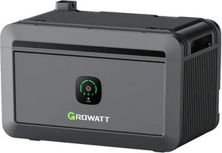 Growatt Solar-Batteriebox NOAH 2000 für Balkonkraftwerke, 2.048 Wh, schwarz - Bild 1