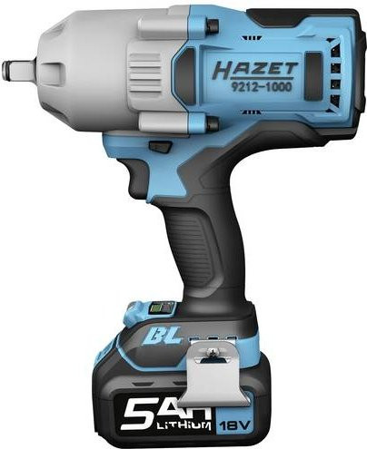 Hazet 9212-1000LB/4 Akku-Schlagschrauber 18V Blau mit 2 Akkus 5Ah Li-Ion bürstenlos - Bild 1