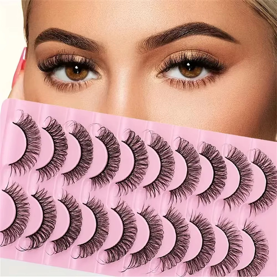 LIMEIKAI Falsche Wimpern, 10 Paar, russischer Stil - Bild 5