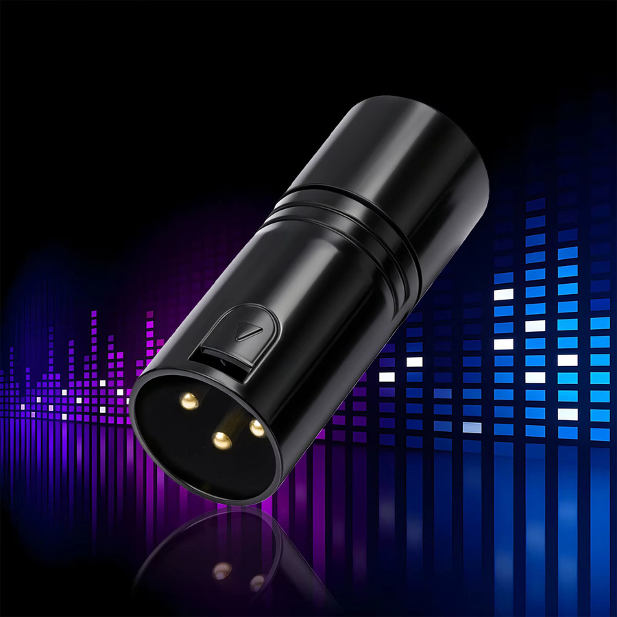 APWIKOGER 120 Ohm 3-Pin XLR/DMX Terminator Audio-Konverter-Adapter in Schwarz - Bild 5