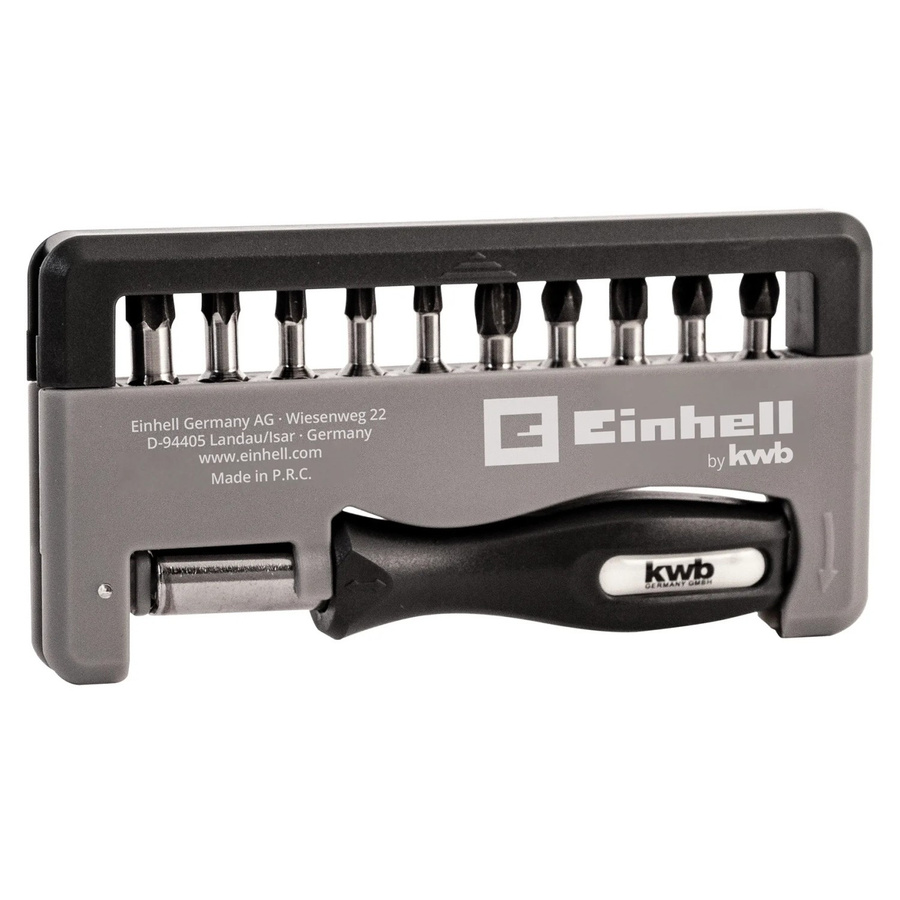 Einhell Handy Bit-Box Impact 12-teiliges Schraubendreher-Bit-Set aus Stahl - Bild 2
