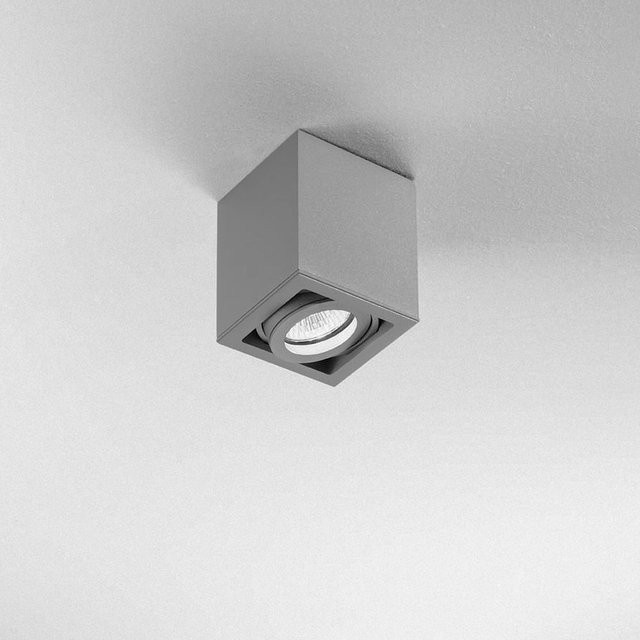DLS Lighting Light Box 1 Deckenstrahler aus Aluminium in Grau mit verstellbarem GU10 Leuchtmittel - Bild 1