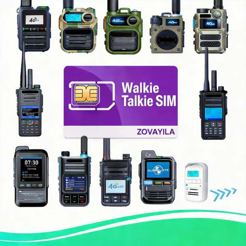 ZOVAGOLO IoT-Roaming SIM-Karte für Walkie-Talkies in Südamerika mit 1GB Datenvolumen für 360 Tage ohne Vertrag, kompatibel mit K500 und anderen PTT-Funkgeräten - Bild 2