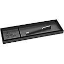 Stiftschale Wedo Black Office in Schwarz mit 2 Fächern, Breite: 9,6 cm, Tiefe: 31,0 cm, Höhe: 1,9 cm - Bild 2