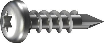 Mr. GARDENER Bohrschraube aus Aluminium in Silber, Durchmesser: 4,8 mm, Länge: 25 mm, 100 Stück - Bild 1