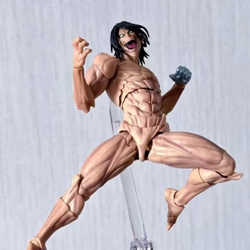 Kaiyodo Attack On Titan Eren Jaeger Actionfigur, PVC-Figur, Einzelfigur - Bild 2