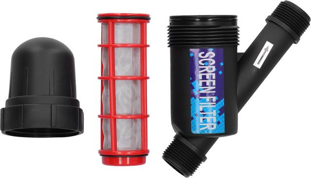 GoolRC G1in Mesh Screen Wasserfilter für die Gartenbewässerung aus Kunststoff und Edelstahl - Bild 1
