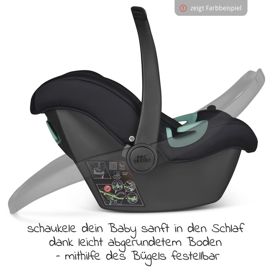ABC Design Babyschale Tulip i-Size Gruppe 0+ in Pearl White Grey - Bild 3