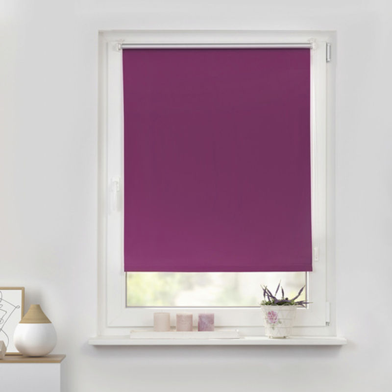 LICHTBLICK Thermo-Klemmrollo Verdunklungsqualität, Fuchsia, B: 65 cm, H: 150 cm - Bild 6