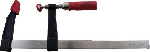 CONNEX Schraubzwinge aus Temperguss in Rot, Silber und Schwarz mit einer Spannweite von 40 cm - Bild 1