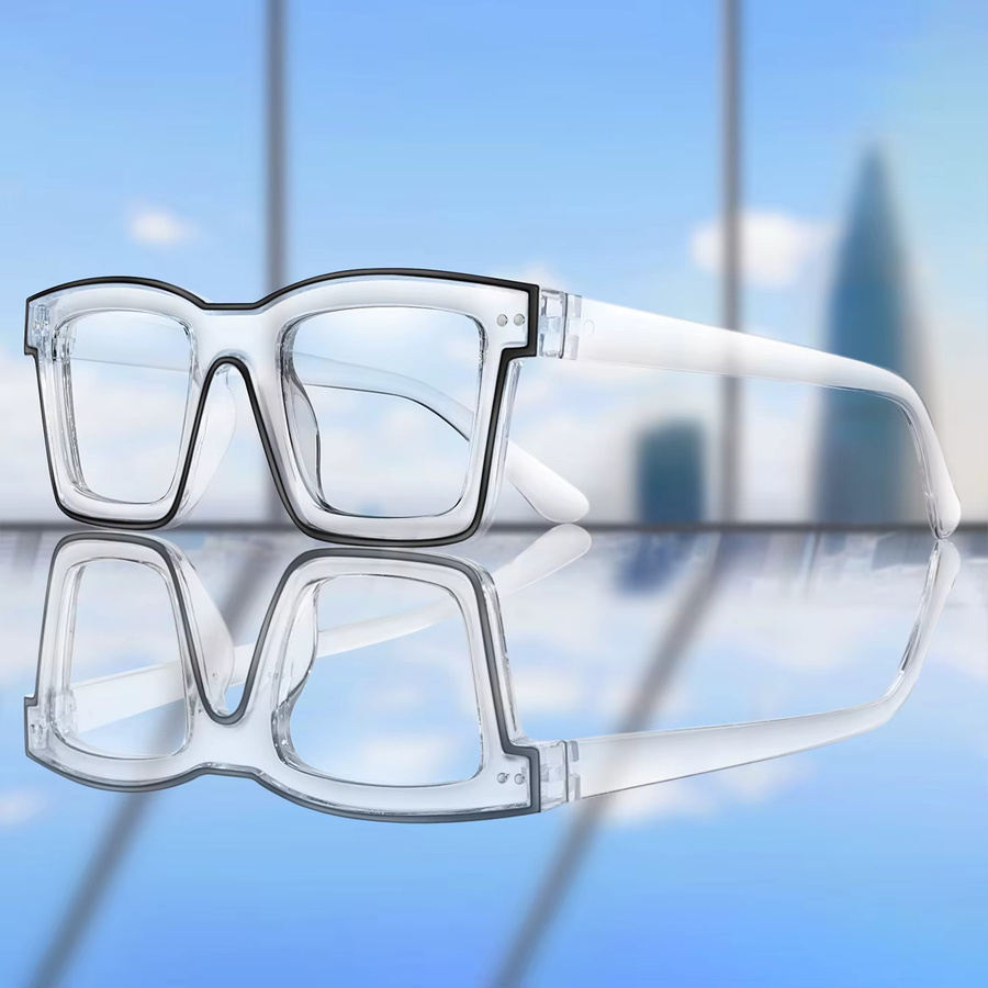 TAMWY Fahrrad-Sonnenbrille, quadratisch, Vollrand, Kunststoff, Unisex - Bild 2