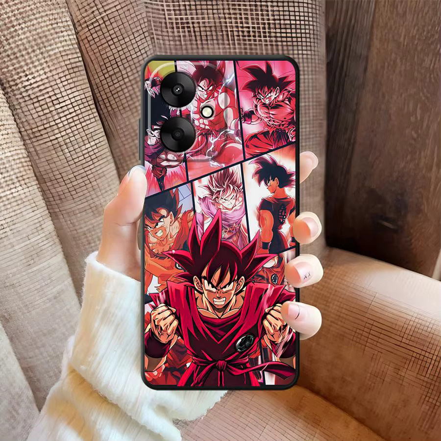 Schwarze weiche Handyhülle im Anime Dragon Ball Design für Xiaomi Redmi 9 A5 12C A4 K40 K80 Pro A1 A2 Plus 10 14C 13C A3 - Bild 2
