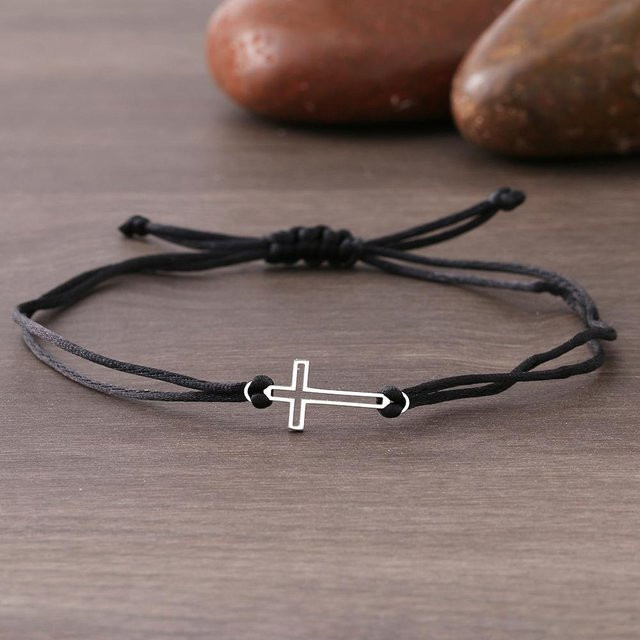 Lucky Star Jewelry Armband, Edelstahl, Zirkon, Damen, Schwarz, Rot - Bild 1
