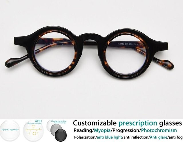 Freedom Outdoors Lesebrille, Rund, Vollrand, Farbblock, Unisex, black - Bild 1