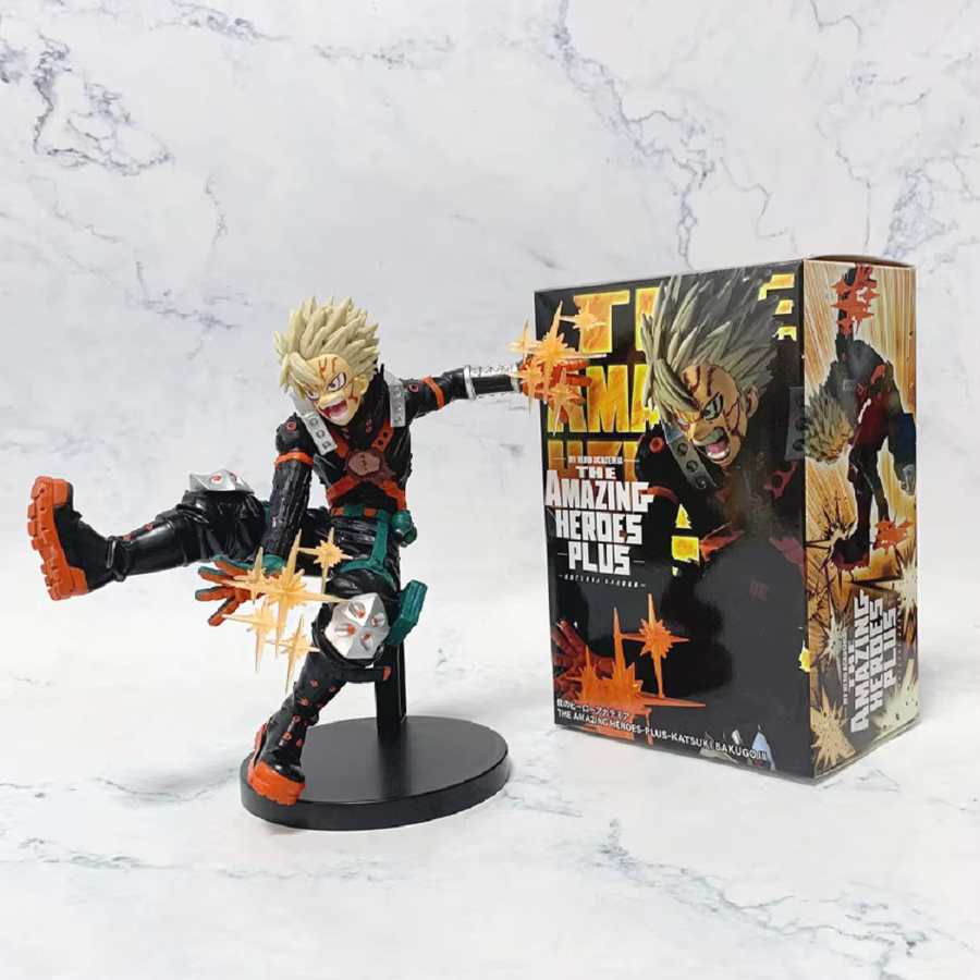 Bandai My Hero Academia Bakugou Katsuki Figur, 3-teiliges Set - Bild 4