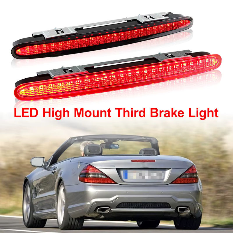 APMATAUTO LED Dritte Bremsleuchte für Mercedes-Benz SL-Klasse R230 (2001–2012), geräuchert, Schwarz-Rot - Bild 5