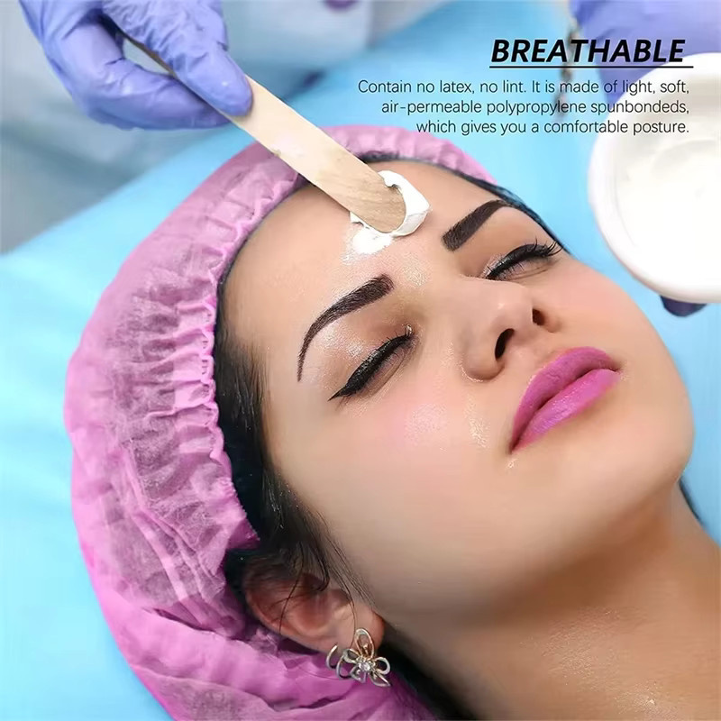 HMQ beauty Einweg Vlies-Kappen, elastisch, steril - Bild 2