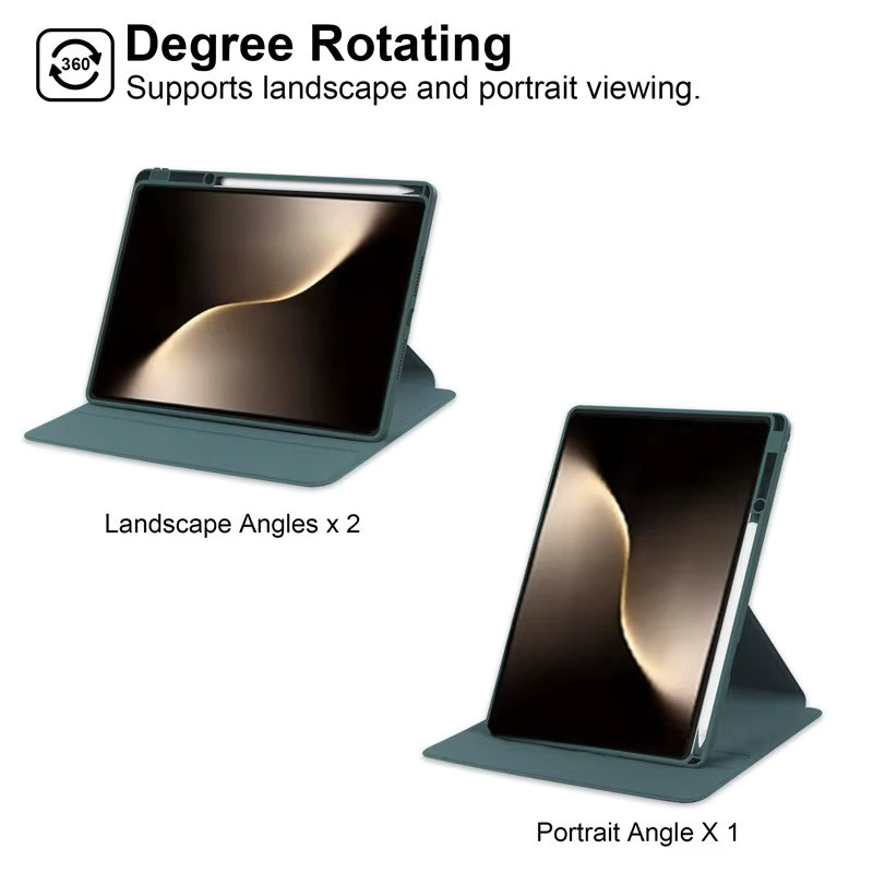Smart Case für Honor MagicPad 3 Pro 13,3 Zoll mit rotierender Acryl-Rückseite und Stiftfach in Rot - Bild 2