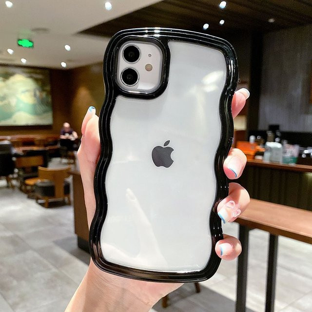 LPLEA Stoßfeste transparente Silikonhülle für iPhone 13 14 15 Pro Max und Plus - Bild 1
