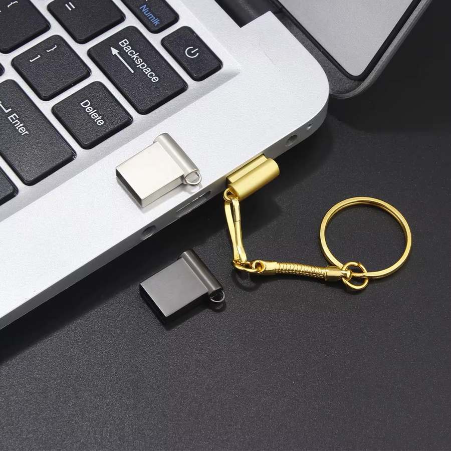 JASTER USB 3.0 Super Mini Metall Flash-Laufwerk in Gold oder Silber - Bild 3