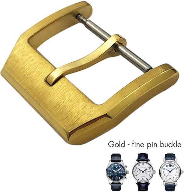 QuirkCart Faltschließe Edelstahl, 18 mm, Roségold, Unisex - Bild 1