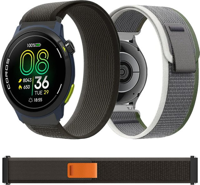 COROS Trail Loop Uhrenarmband, Nylon, Schwarz, Unisex - Bild 1