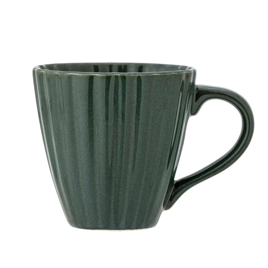 Bloomingville Latina Steinzeug-Tasse in Grün, 220 ml - Bild 1