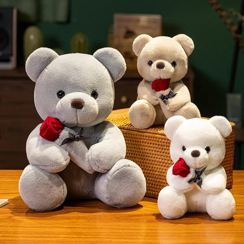 Kidsly Bär mit Rosen, Plüschtier, weiß, ab 14 Jahren - Bild 2