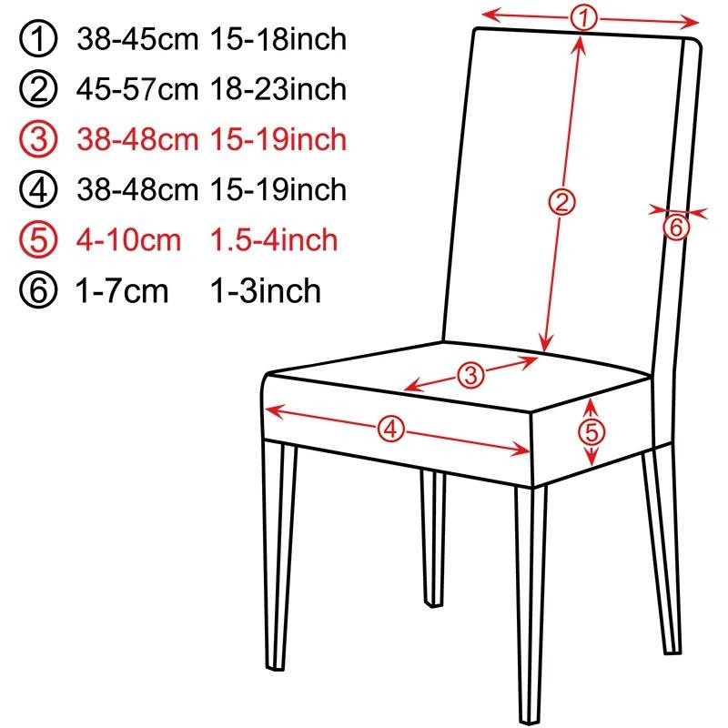 Elastische Stuhlhusse aus Jacquard für Esszimmer und Bankette, beige, 1 Stück - Bild 2