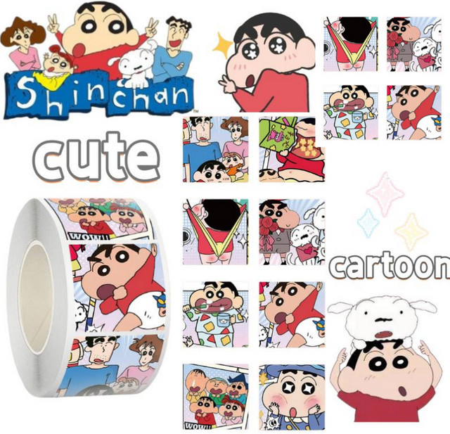 Crayon Shin-chan Kreativ-Aufkleber aus Papier in Mehrfarbig für Kinder - Bild 1