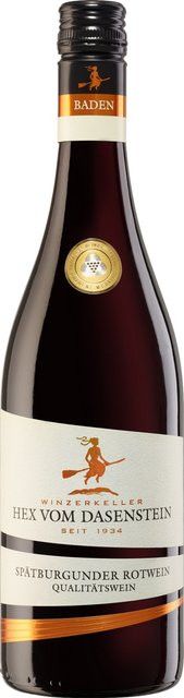 Winzerkeller Hex vom Dasenstein Spätburgunder Rotwein, Baden, 2023, halbsüß, 0,75 l - Bild 1
