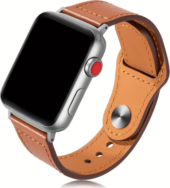 Lederband für Apple Watch, Leder, Weiß, Unisex - Bild 1
