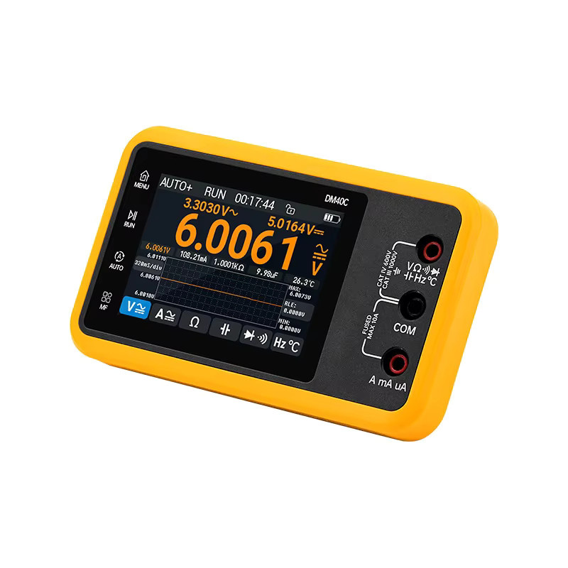 ALIENTEK DM40 Digitales Oszilloskop-Multimeter und Signalgenerator 3-in-1 in Gelb - Bild 4
