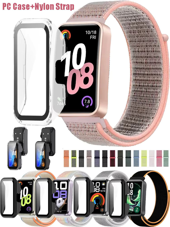 Uhrenarmband Nylon, Schwarz, Unisex - Bild 3