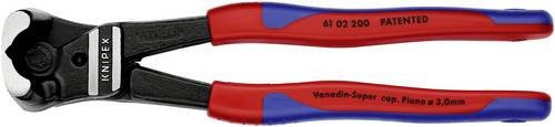 Knipex Bolzenvornschneider hochübersetzt schwarz atramentiert mit Kunststoffüberzug 200 mm - Bild 1