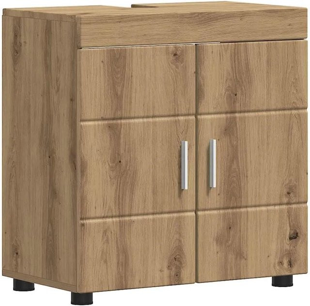 vidaXL Badezimmerschrank-Set TULUM in Artisan-Eiche, modern und freistehend, B/T/H: 60 x 34 x 63 cm - Bild 1