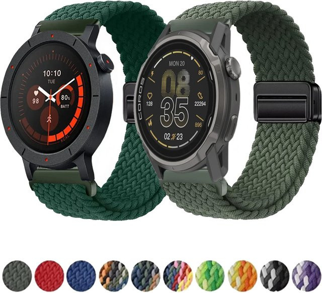COROS Uhrenarmband Nylon, Schwarz, Unisex - Bild 1