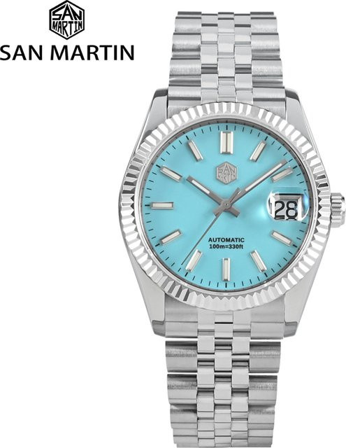 San Martin Armbanduhr, Automatik, Edelstahl, 36,5 mm, Herren - Bild 1