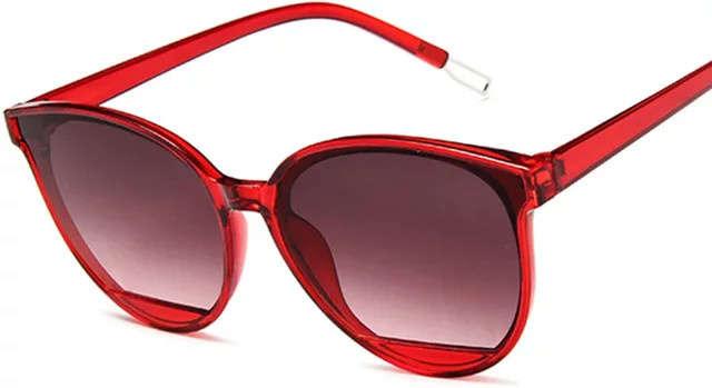 Vintage Sonnenbrille Damen, Cat-Eye, Vollrand, Kunststoff, verspiegelt - Bild 1