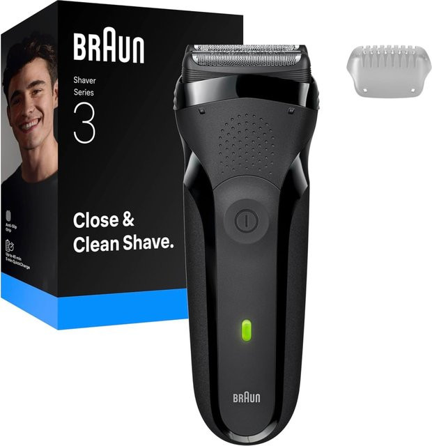 Braun Rasierer Series 3 300, Herren, Schwarz - Bild 2